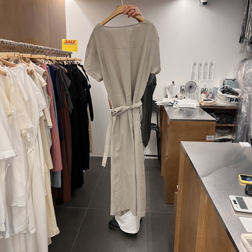 BLAIR直郵韓國代購㊣女裝新品時尚人氣25春夏推薦連衣裙含腰帶BLAIR seoul連衣裙