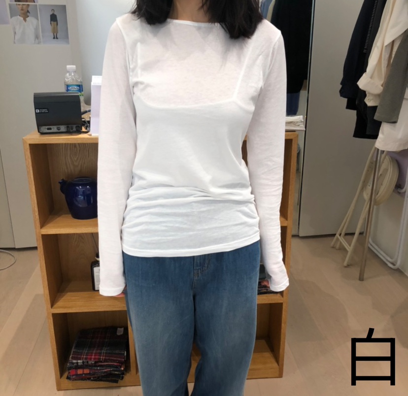 THE TARDUST直郵韓國代購㊣女裝新品休閑熱賣25春夏長袖T恤THE TARDUST長袖T恤圖色3