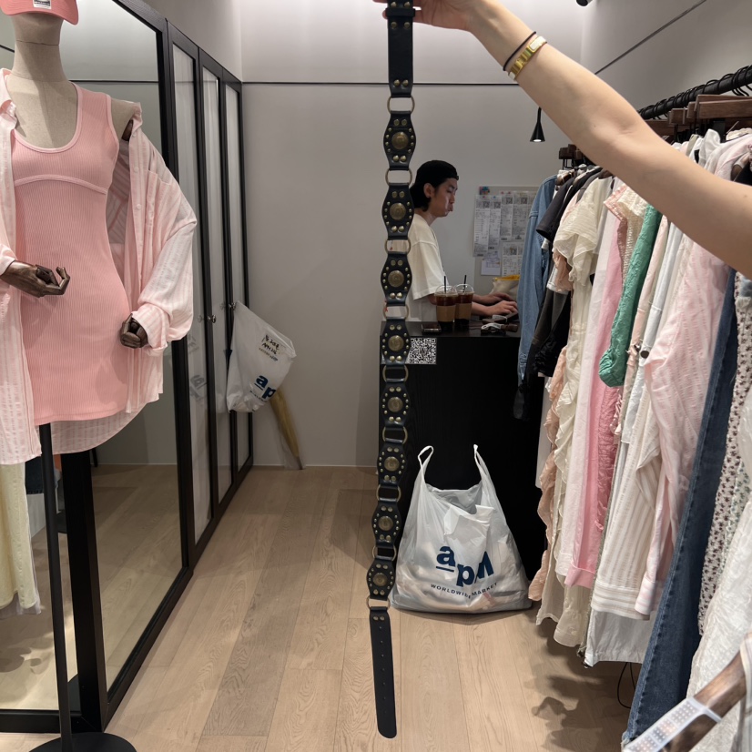 LOVE PULL直郵韓國代購㊣女裝新款25春夏人氣休閑腰帶腰帶LOVE PULL腰帶