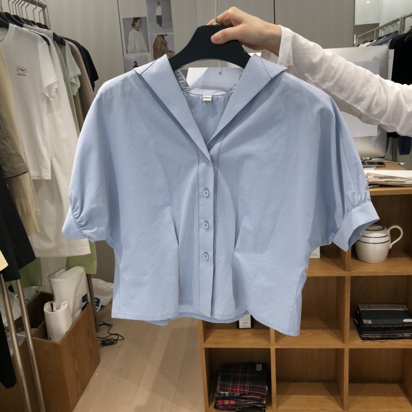 THE TARDUST直郵韓國代購㊣女裝新品25春夏人氣襯衫蕾絲衫THE TARDUST襯衫/蕾絲衫