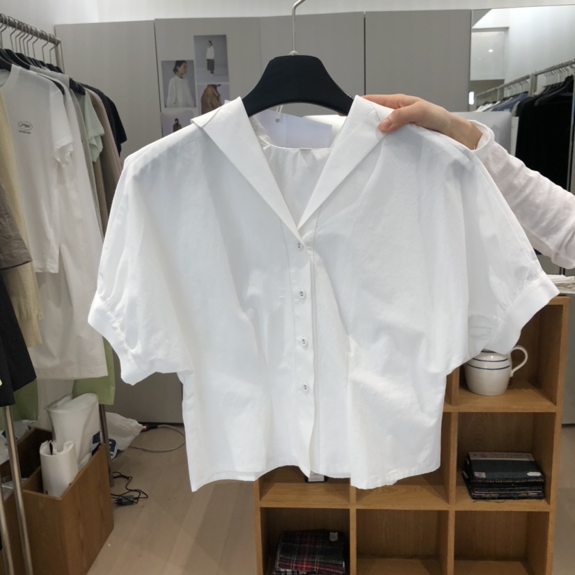 THE TARDUST直郵韓國代購㊣女裝新品25春夏人氣襯衫蕾絲衫THE TARDUST襯衫/蕾絲衫圖色2