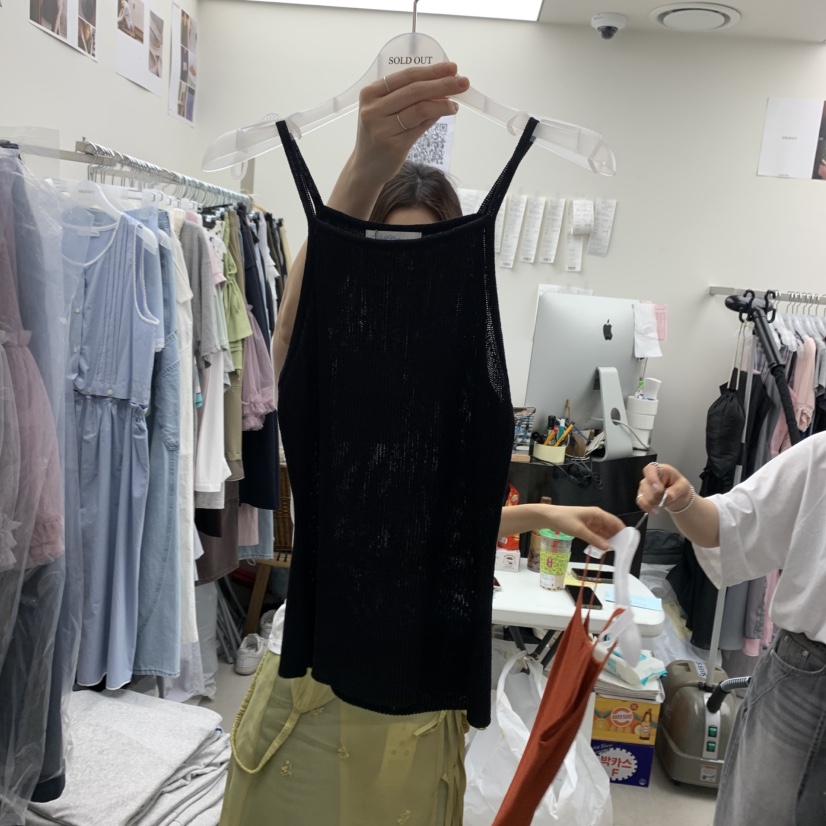 SOLD OUT韓國直郵㊣東大門實拍女裝新品熱賣時尚人氣吊帶背心SOLD OUT吊帶/背心圖色4