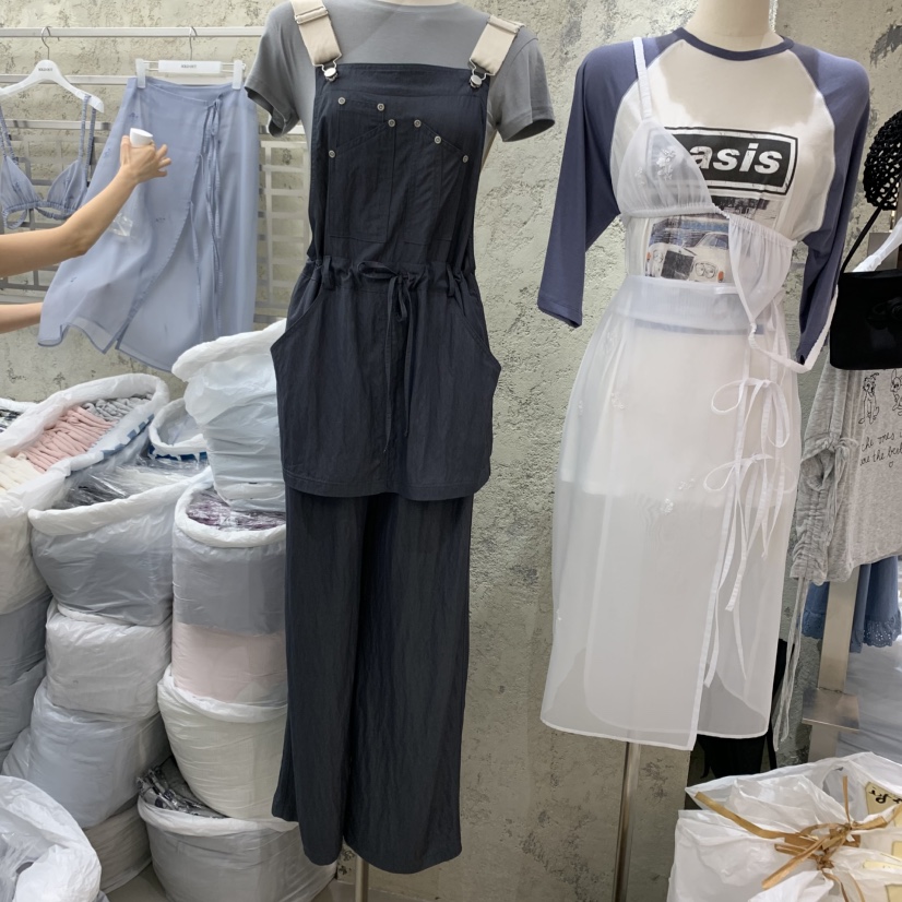 SOLD OUT韓國直郵㊣東大門實拍女裝新品人氣背帶褲不含內搭SOLD OUT背帶褲