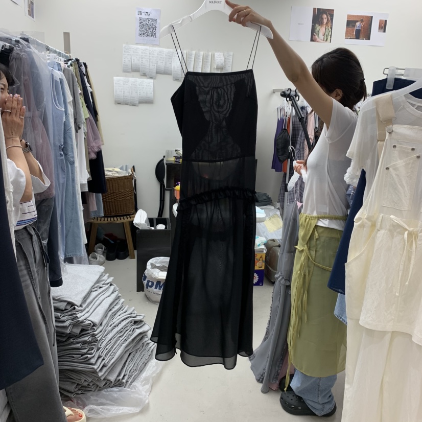 SOLD OUT韓國直郵㊣東大門實拍女裝新款熱賣人氣25春夏連衣裙SOLD OUT連衣裙圖色3