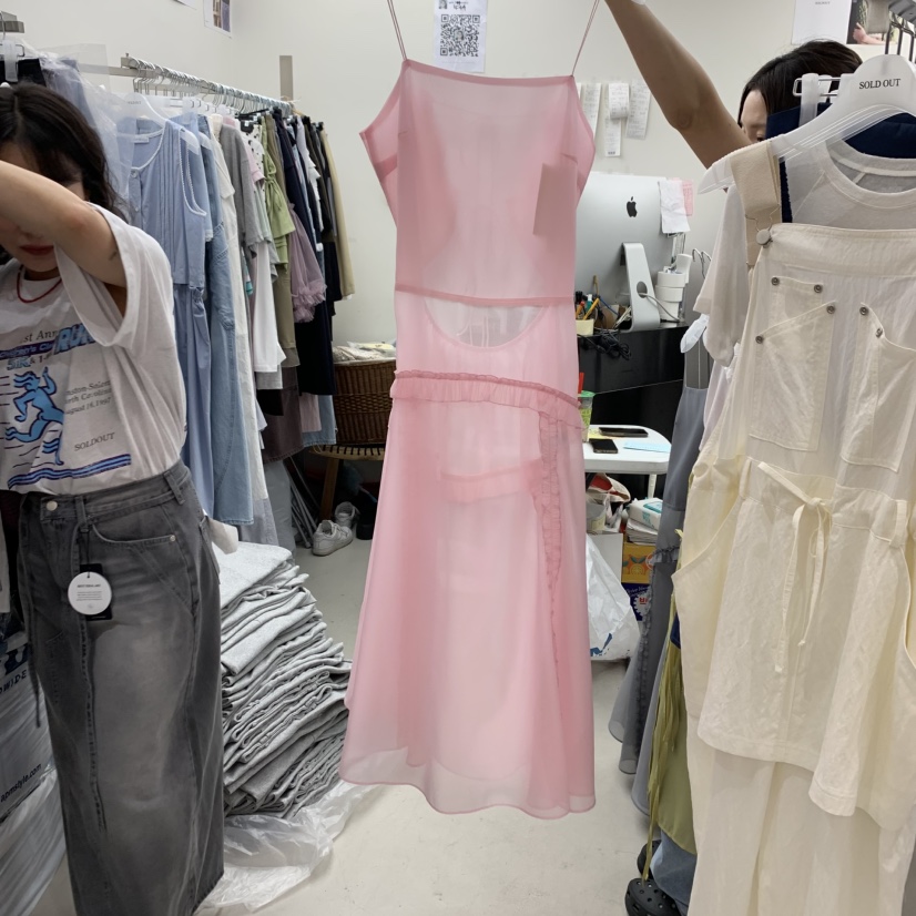 SOLD OUT韓國直郵㊣東大門實拍女裝新款熱賣人氣25春夏連衣裙SOLD OUT連衣裙圖色4