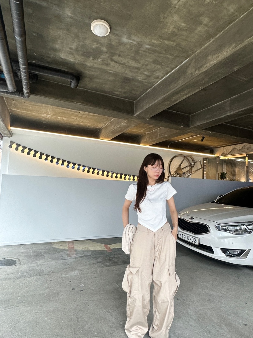 LUMIPLE直郵韓國代購㊣女裝新款熱賣推薦25春夏時尚人氣休閑褲LUMIPLE休閑褲
