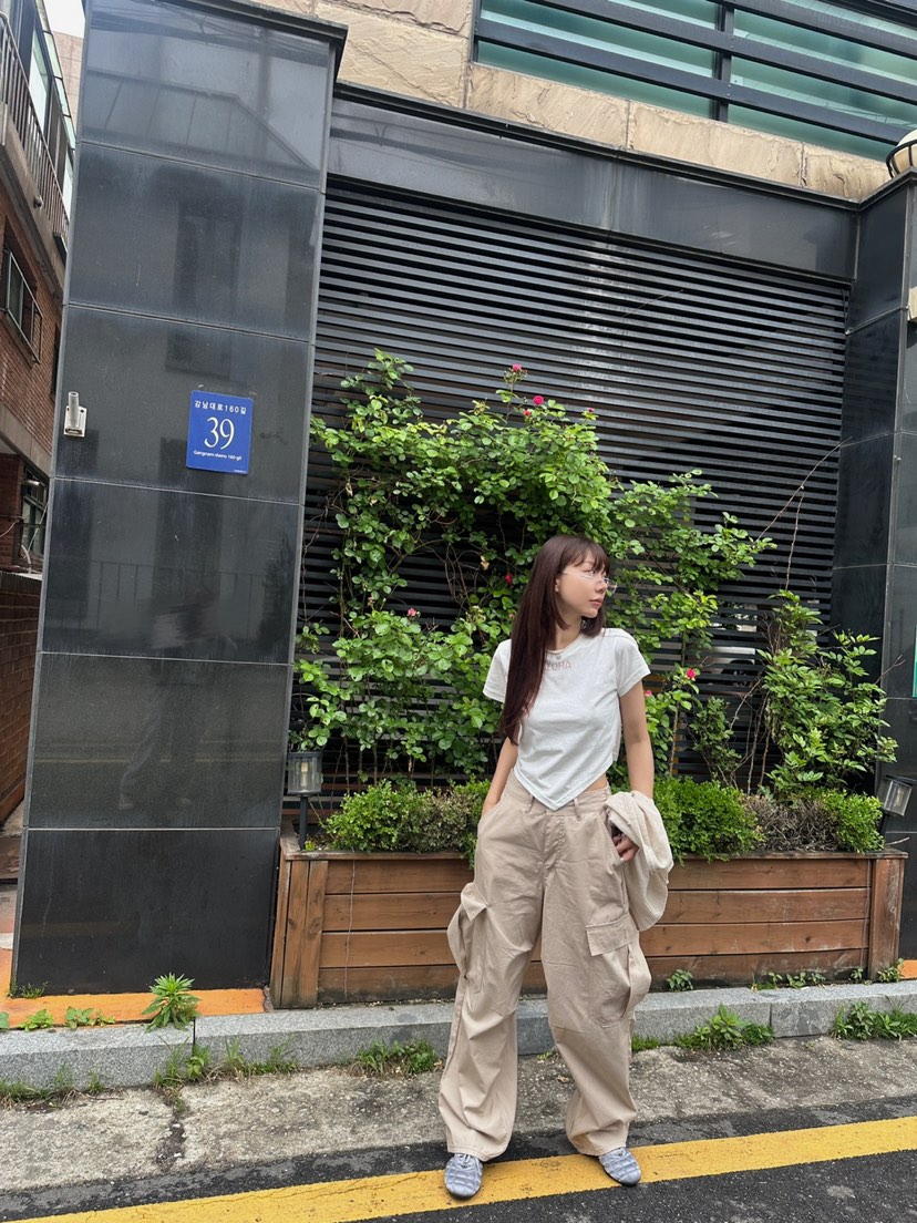 LUMIPLE直郵韓國代購㊣女裝新款熱賣推薦25春夏時尚人氣休閑褲LUMIPLE休閑褲