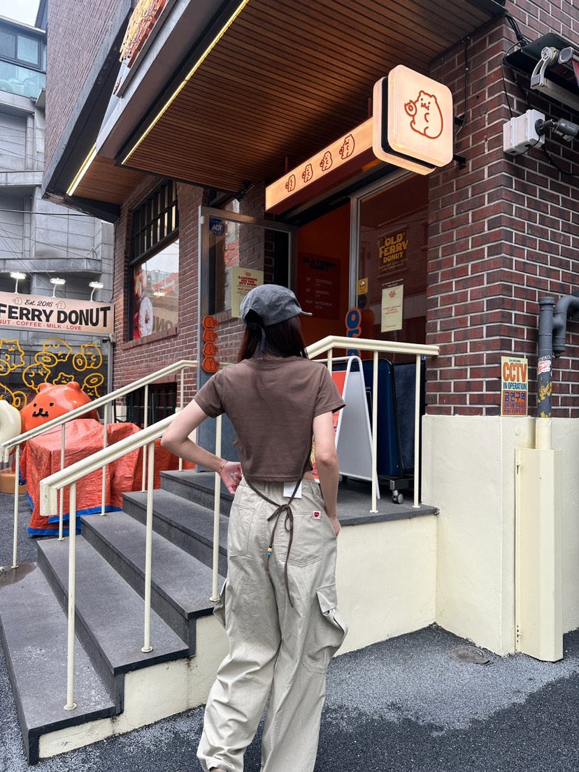LUMIPLE直郵韓國代購㊣女裝新款熱賣推薦25春夏時尚人氣休閑褲LUMIPLE休閑褲