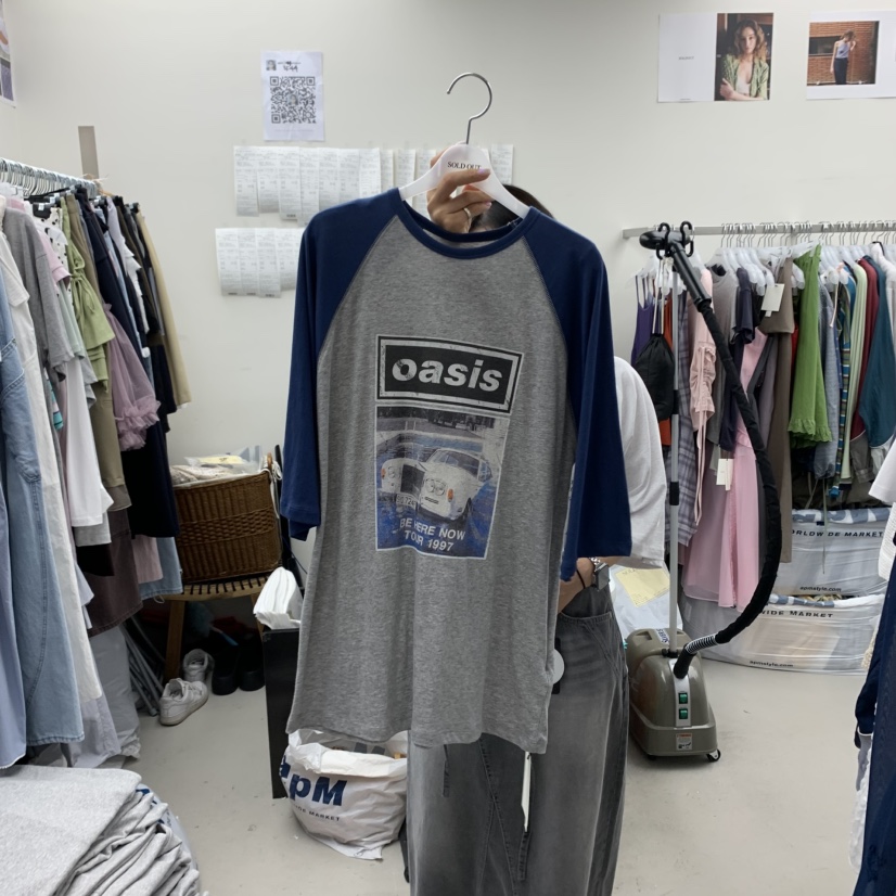 SOLD OUT直郵韓國代購㊣女裝新款熱賣時尚25春夏人氣推薦T恤SOLD OUTT恤