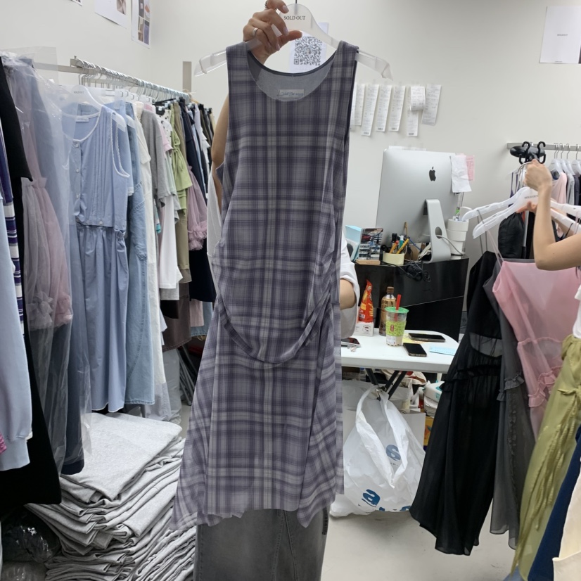 SOLD OUT韓國直郵㊣東大門實拍女裝新品25春夏人氣時尚連衣裙SOLD OUT連衣裙圖色2