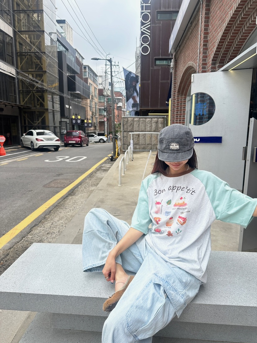LUMIPLE韓國㊣直郵東大門代購女裝新款25春夏時尚休閑熱賣T恤LUMIPLET恤