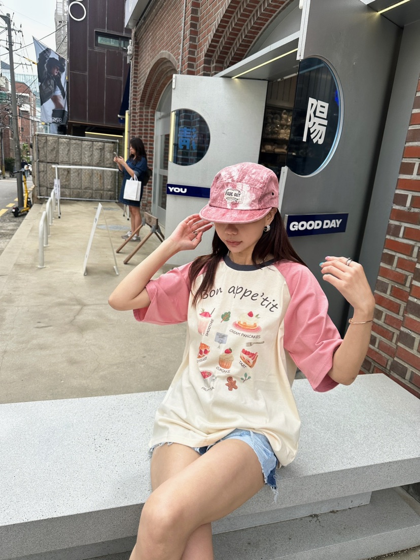 LUMIPLE韓國㊣直郵東大門代購女裝新款25春夏時尚休閑熱賣T恤LUMIPLET恤