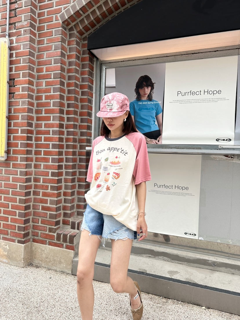 LUMIPLE韓國㊣直郵東大門代購女裝新款25春夏時尚休閑熱賣T恤LUMIPLET恤