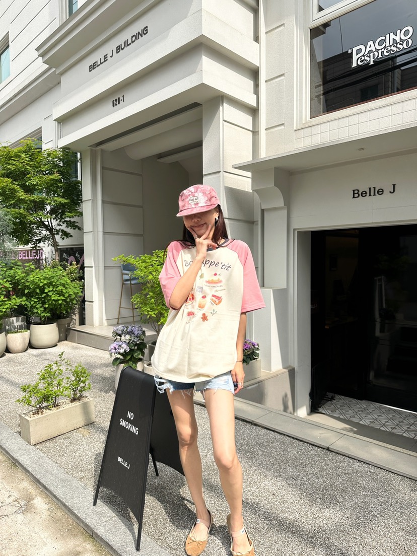 LUMIPLE韓國㊣直郵東大門代購女裝新款25春夏時尚休閑熱賣T恤LUMIPLET恤