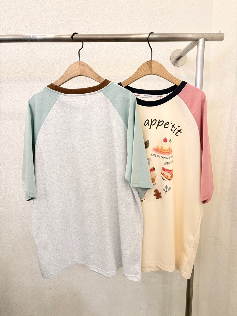 LUMIPLE韓國㊣直郵東大門代購女裝新款25春夏時尚休閑熱賣T恤LUMIPLET恤
