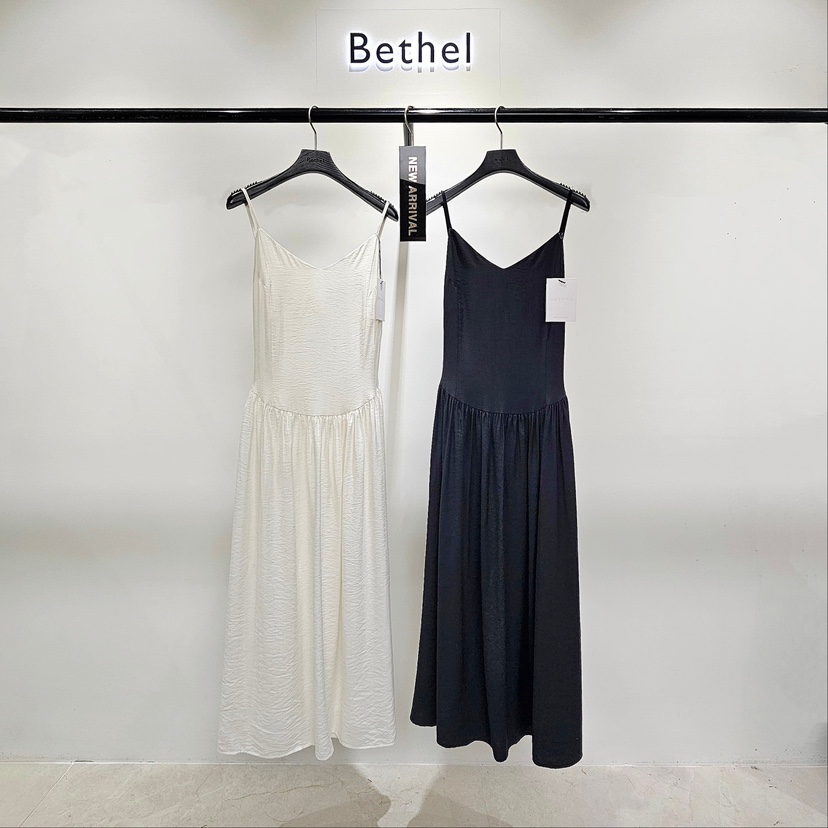 BETHEL韓國㊣直郵東大門代購女裝新品人氣熱賣25春夏連衣裙亞麻BETHEL連衣裙