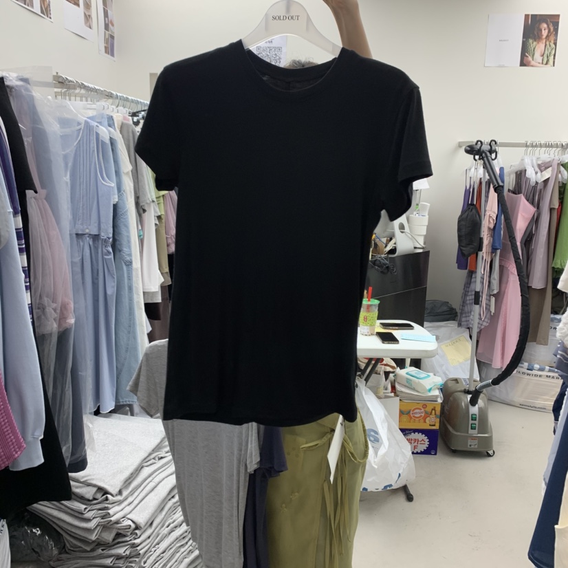 SOLD OUT韓國直郵㊣女裝新款推薦人氣休閑25春夏時尚熱賣T恤SOLD OUTT恤圖色2