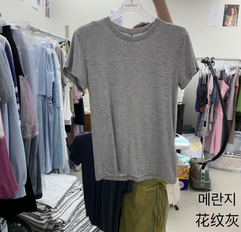 SOLD OUT韓國直郵㊣女裝新款推薦人氣休閑25春夏時尚熱賣T恤SOLD OUTT恤圖色5