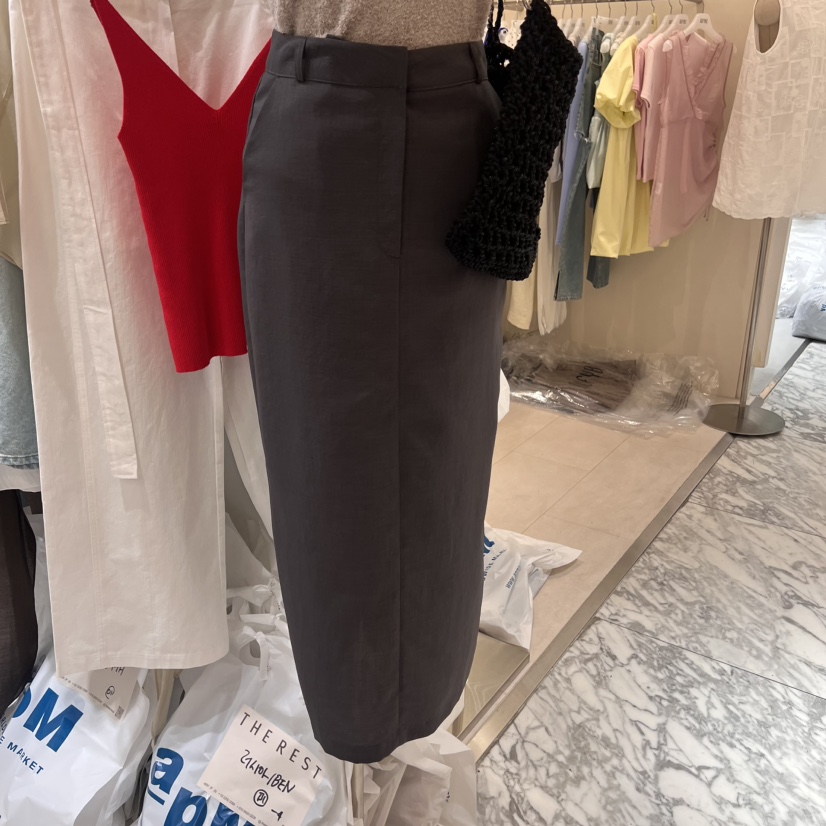 THE REST直郵韓國代購㊣女裝新品人氣時尚休閑半身裙中短裙THE REST/UNNOEUD半身裙/中短裙