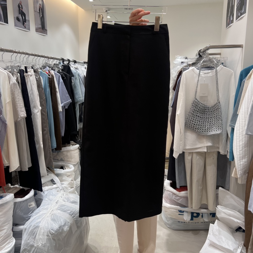 THE REST直郵韓國代購㊣女裝新品人氣時尚休閑半身裙中短裙THE REST/UNNOEUD半身裙/中短裙圖色3