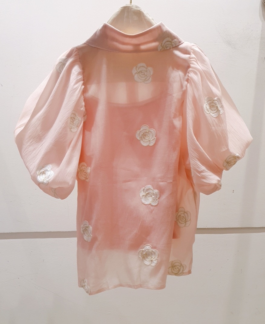 AWESOME-P韓國直郵㊣東大門實拍女裝新品25春夏襯衫蕾絲衫AWESOME-P襯衫/蕾絲衫