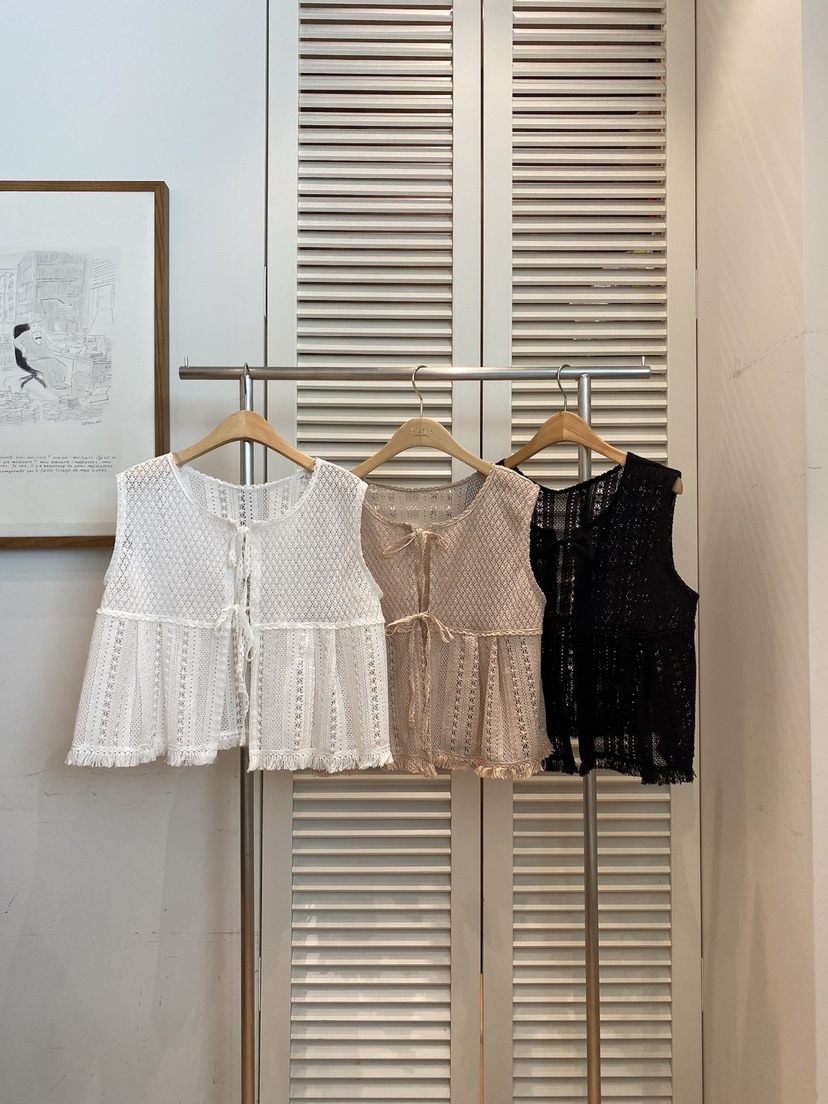 FAVE-L韓國㊣直郵東大門代購女裝新品25春夏熱賣人氣馬甲蕾絲FAVE-L馬甲