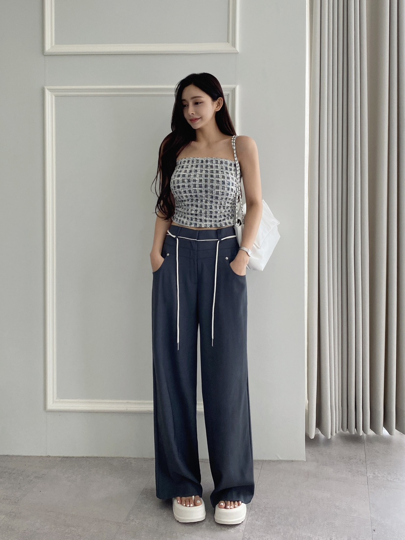 CLOTH直郵韓國代購㊣女裝新品推薦熱賣25春夏時尚人氣休閑褲CLOTH休閑褲