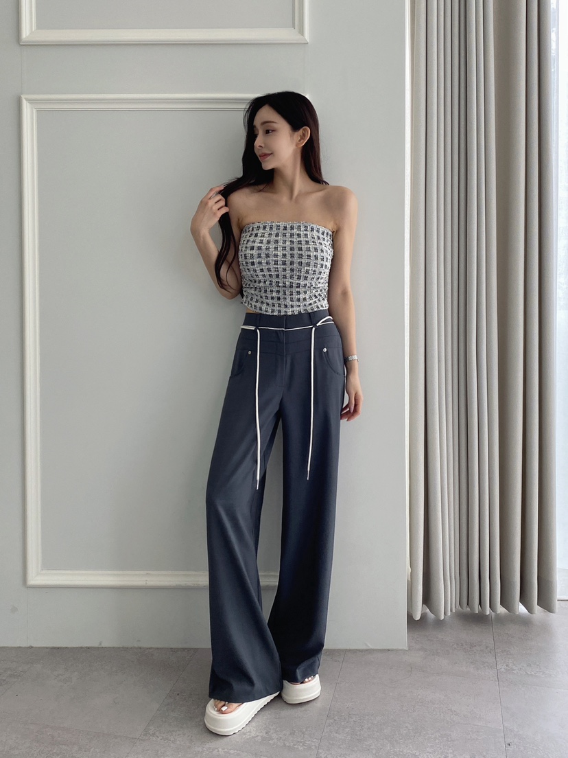 CLOTH直郵韓國代購㊣女裝新品推薦熱賣25春夏時尚人氣休閑褲CLOTH休閑褲
