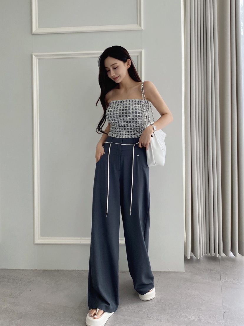 CLOTH直郵韓國代購㊣女裝新品推薦熱賣25春夏時尚人氣休閑褲CLOTH休閑褲