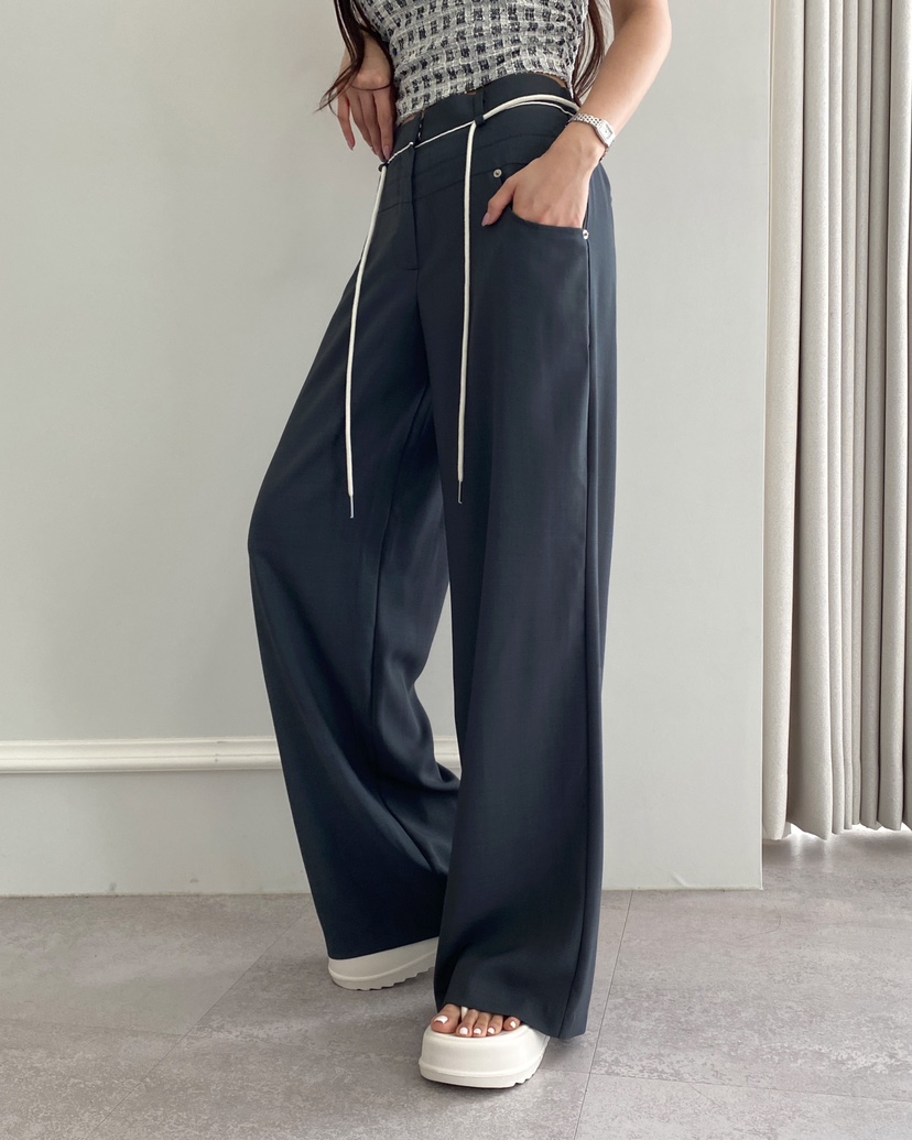 CLOTH直郵韓國代購㊣女裝新品推薦熱賣25春夏時尚人氣休閑褲CLOTH休閑褲
