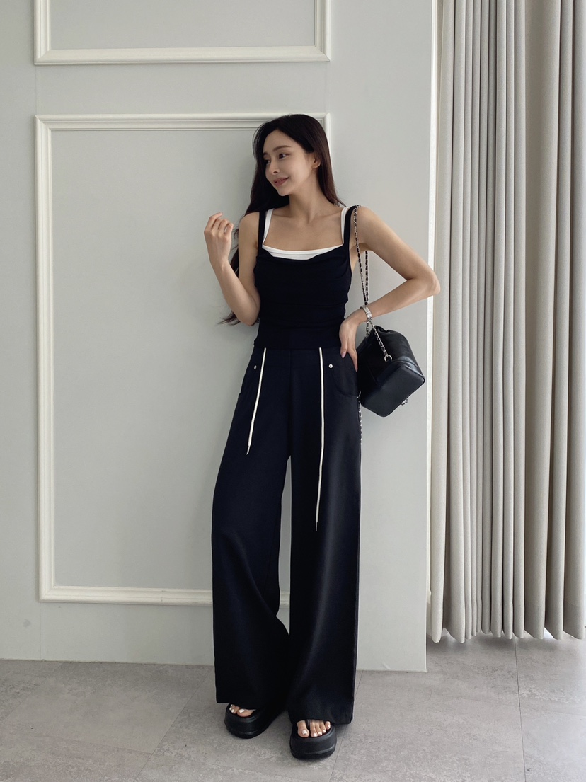 CLOTH直郵韓國代購㊣女裝新品推薦熱賣25春夏時尚人氣休閑褲CLOTH休閑褲