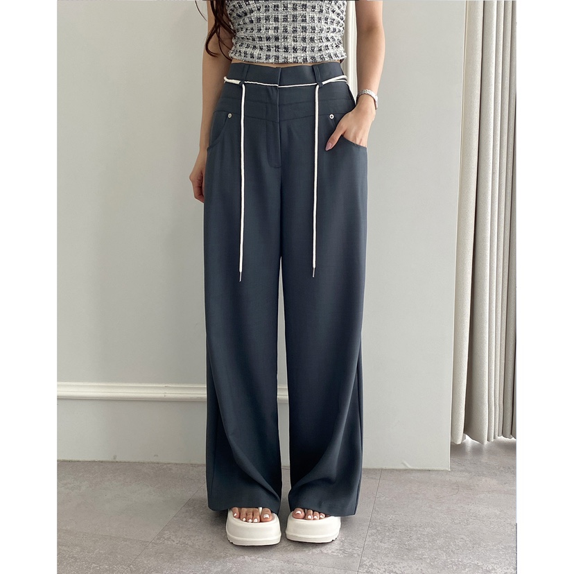 CLOTH直郵韓國代購㊣女裝新品推薦熱賣25春夏時尚人氣休閑褲CLOTH休閑褲