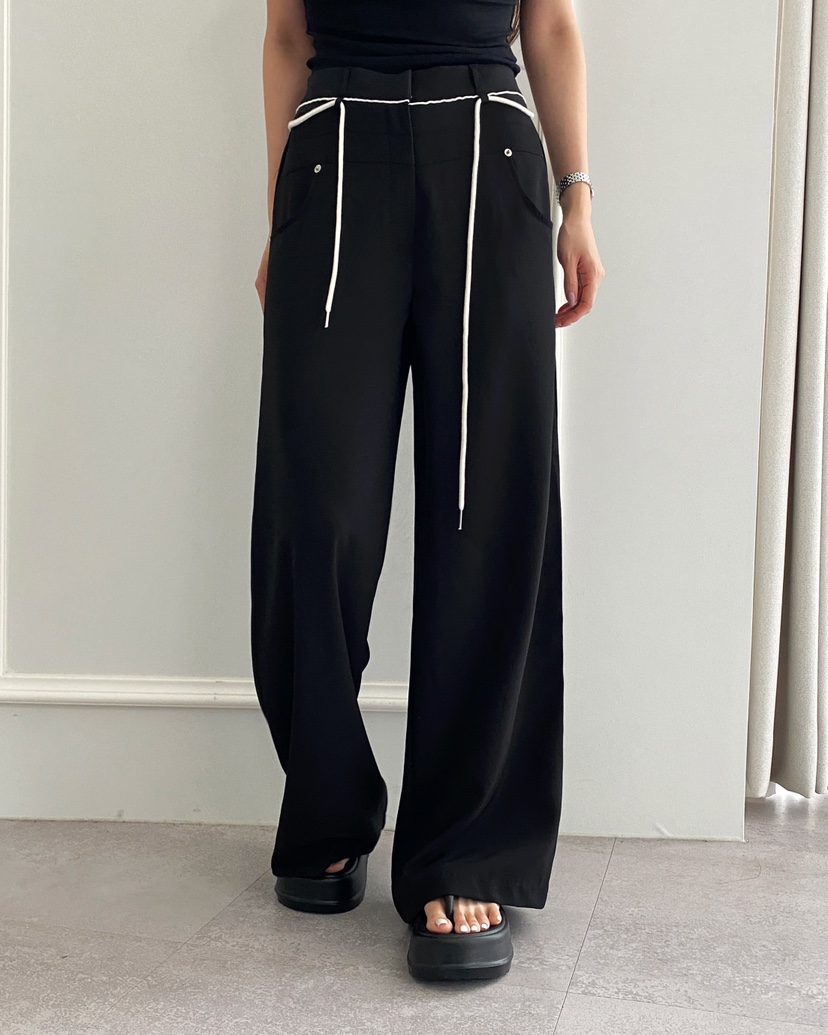 CLOTH直郵韓國代購㊣女裝新品推薦熱賣25春夏時尚人氣休閑褲CLOTH休閑褲圖色2