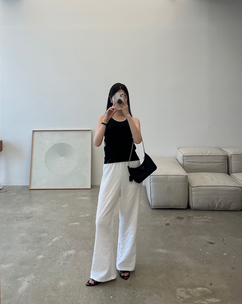 AMUSE SEOUL直郵韓國代購㊣女裝新款時尚25春夏休閑休閑褲AMUSE SEOUL休閑褲