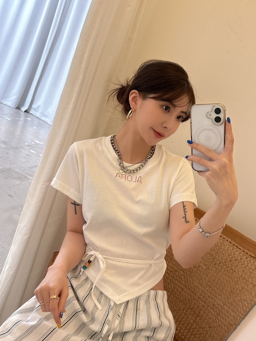LUMIPLE韓國直郵㊣女裝新款推薦人氣時尚熱賣25春夏休閑T恤LUMIPLET恤