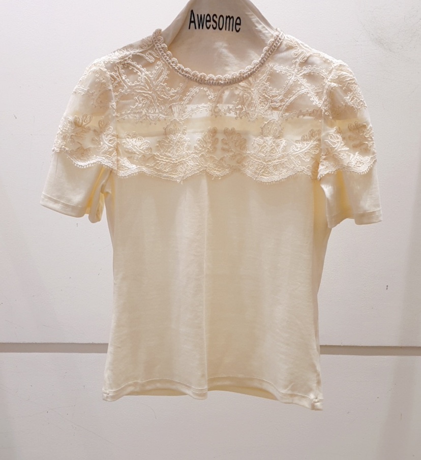 AWESOME-P韓國直郵㊣東大門實拍女裝新款推薦25春夏襯衫蕾絲衫AWESOME-P襯衫/蕾絲衫