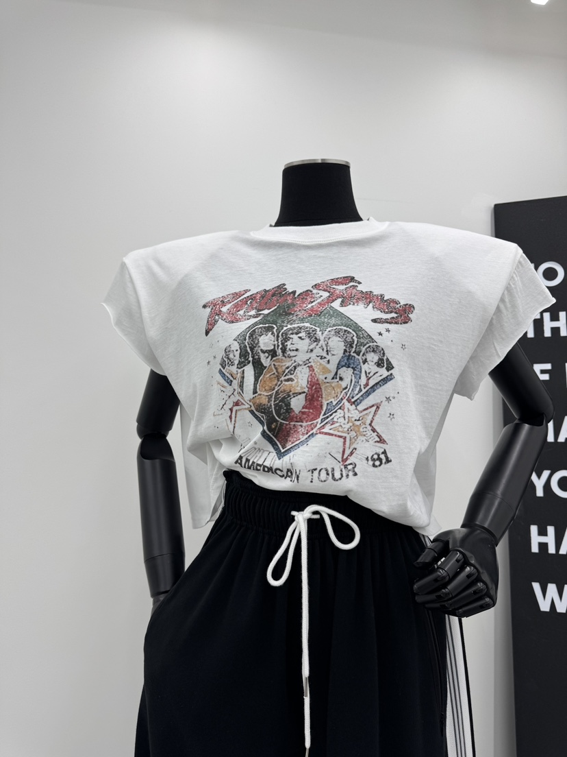 RED-A韓國㊣直郵東大門代購女裝新品推薦休閑人氣時尚25春夏T恤RED-AT恤
