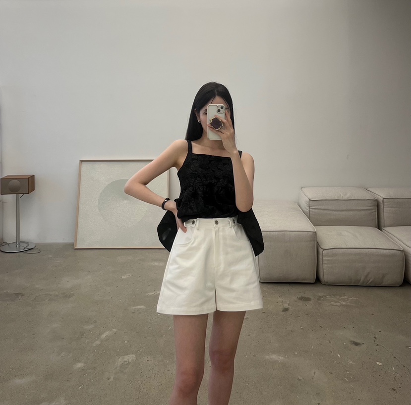 AMUSE SEOUL韓國直郵㊣東大門實拍女裝新款時尚人氣25春夏短褲AMUSE SEOUL短褲