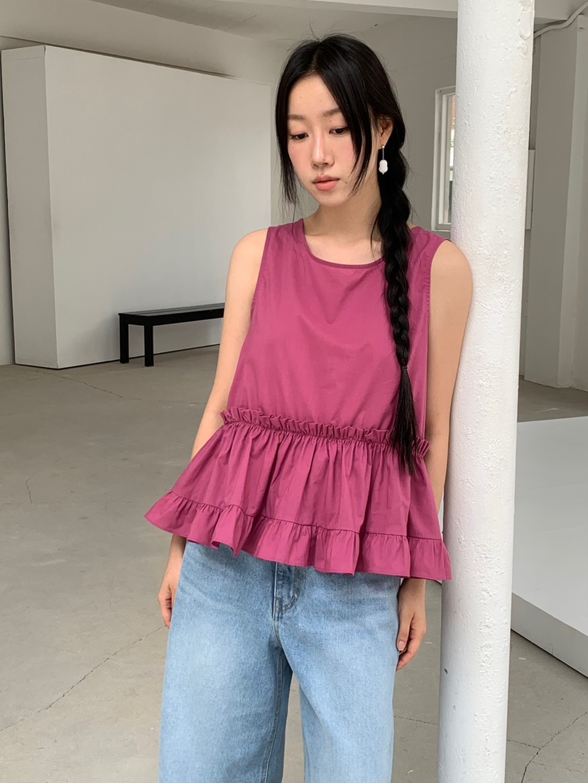 LOVE MY SANTA韓國直郵㊣東大門實拍女裝新款時尚吊帶背心Santa/LOVE MY SANTA吊帶/背心圖色3
