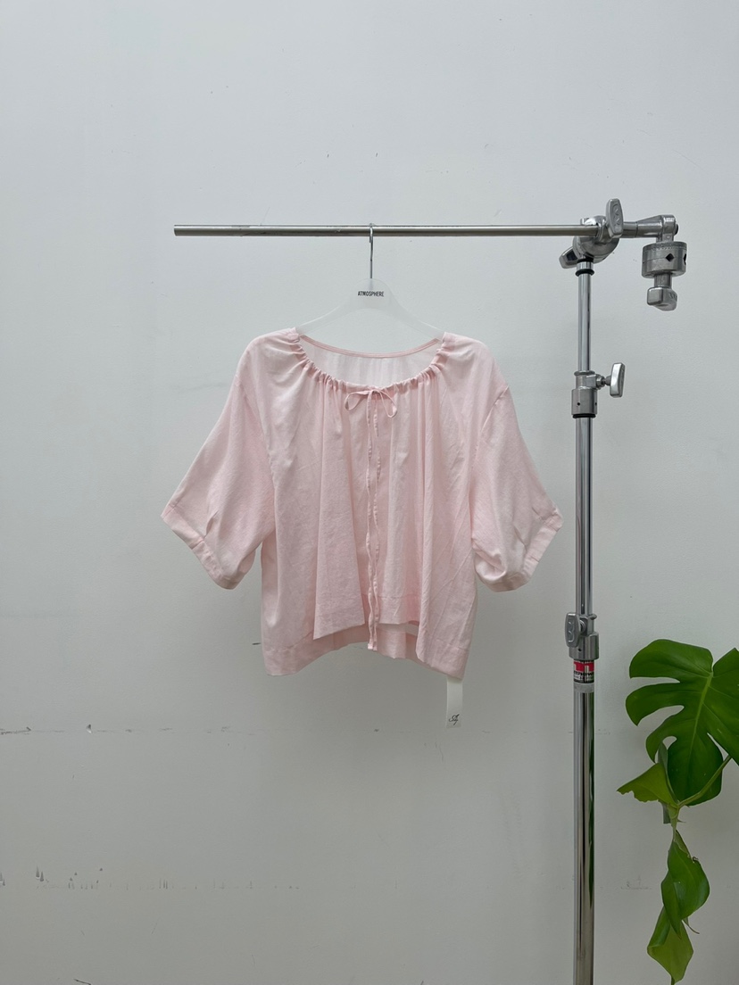 ATMOSPHERE韓國㊣直郵東大門代購女裝新品25春夏襯衫蕾絲衫ATMOSPHERE/BLING襯衫/蕾絲衫圖色2