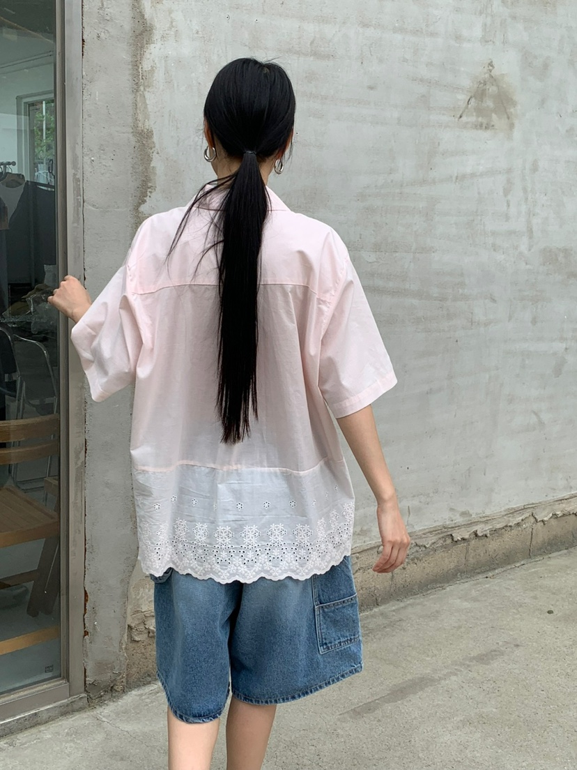 LOVE MY SANTA韓國㊣直郵東大門代購女裝新款推薦襯衫蕾絲衫Santa/LOVE MY SANTA襯衫/蕾絲衫