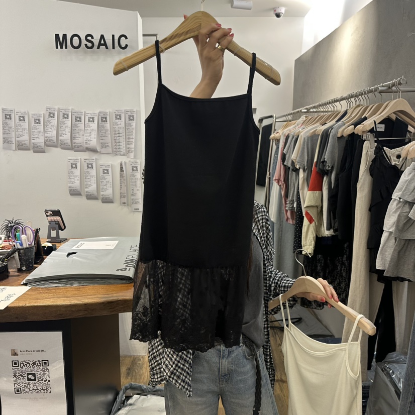 MOSAIC韓國直郵㊣女裝新品人氣休閑25春夏時尚推薦吊帶背心MOSAIC吊帶/背心
