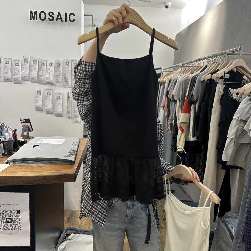 MOSAIC韓國直郵㊣女裝新品人氣休閑25春夏時尚推薦吊帶背心MOSAIC吊帶/背心圖色2