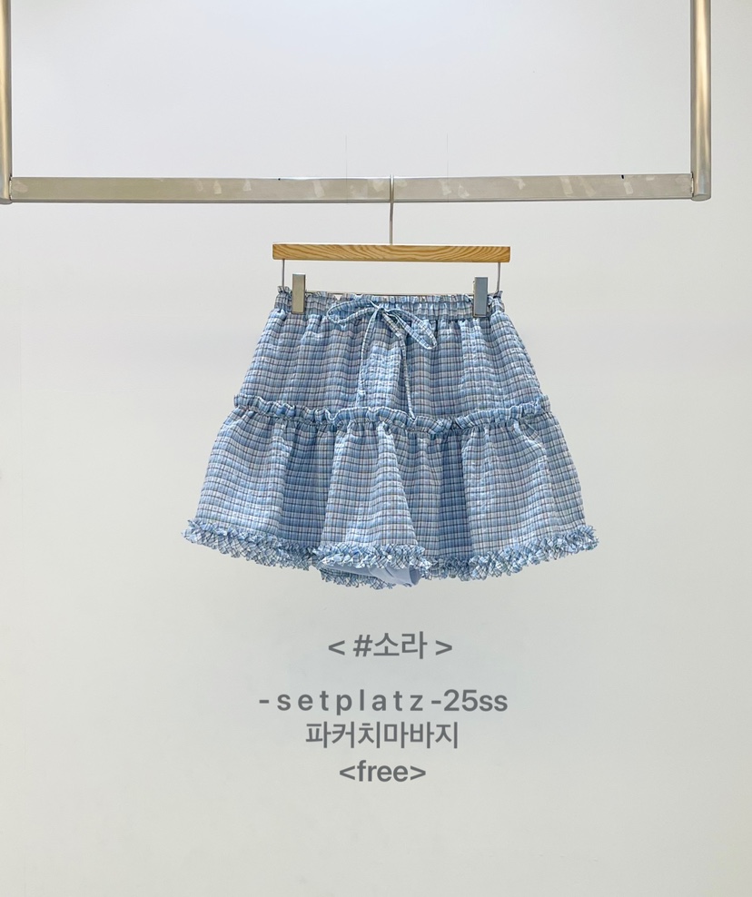 SETPLATZ韓國直郵㊣女裝新品時尚休閑25春夏推薦人氣熱賣裙褲PLATZCLASSIC裙褲
