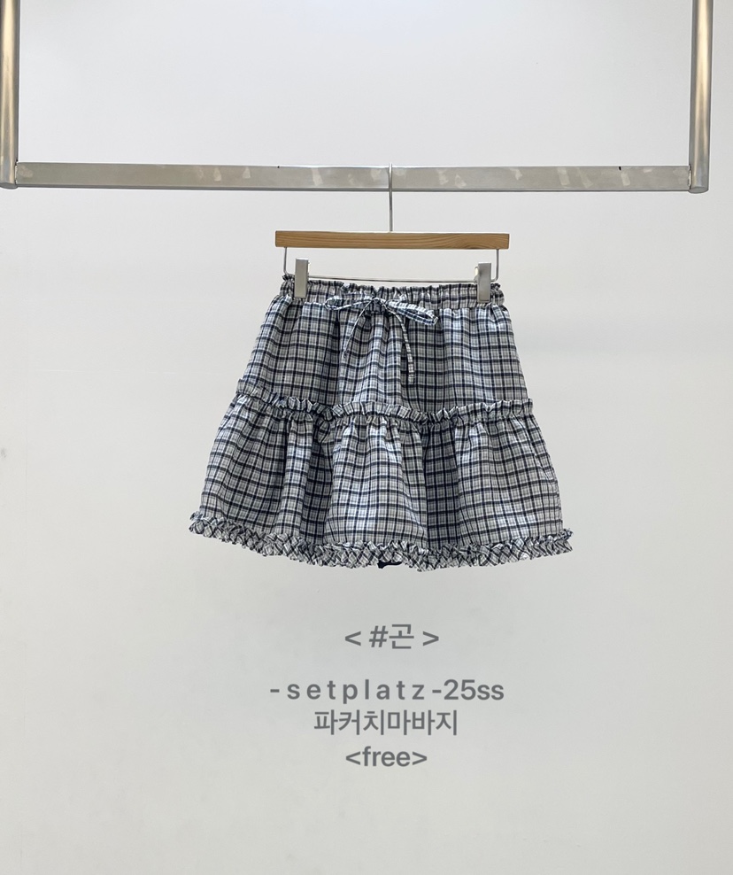 SETPLATZ韓國直郵㊣女裝新品時尚休閑25春夏推薦人氣熱賣裙褲PLATZCLASSIC裙褲圖色3