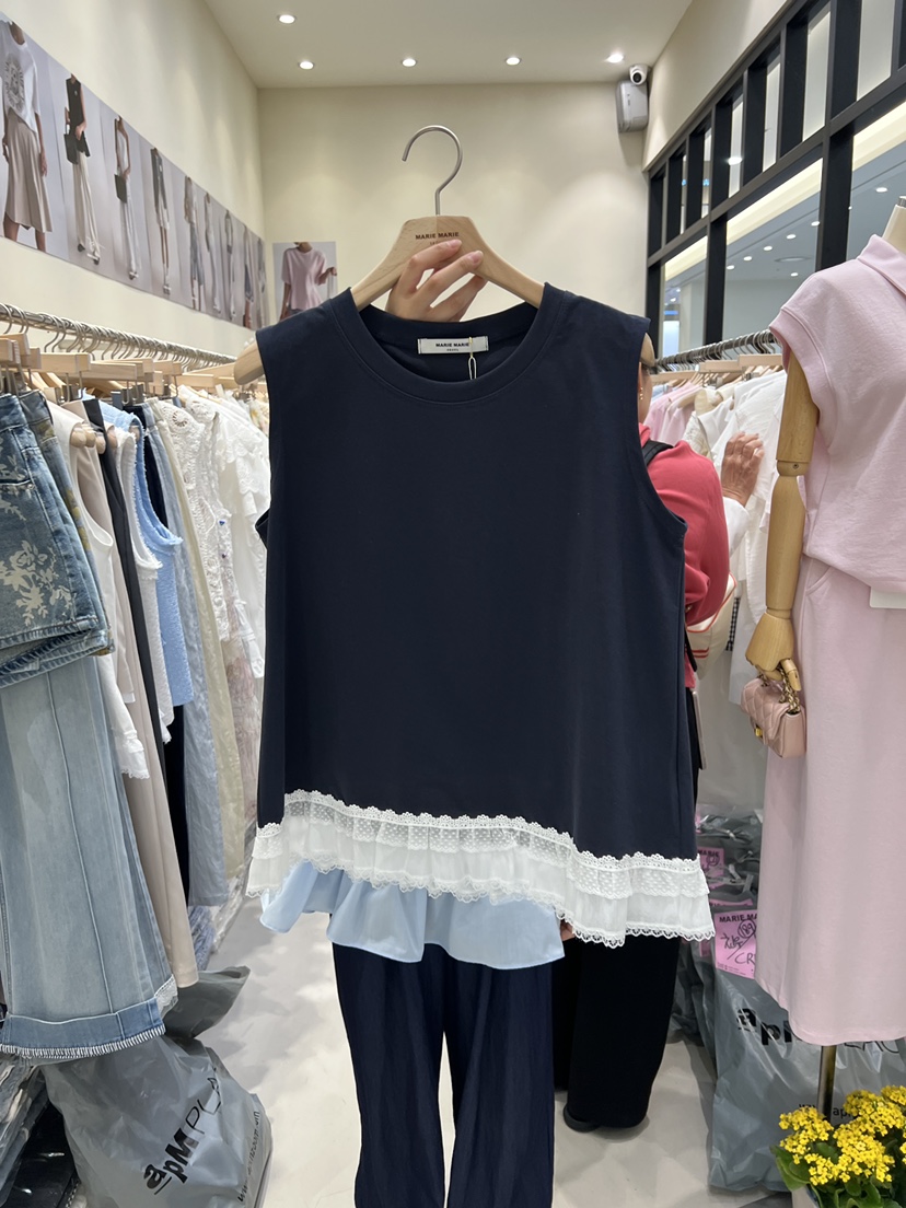 MARIE MARIE韓國直郵㊣女裝新款休閑25春夏推薦熱賣吊帶背心MARIE MARIE吊帶/背心圖色3
