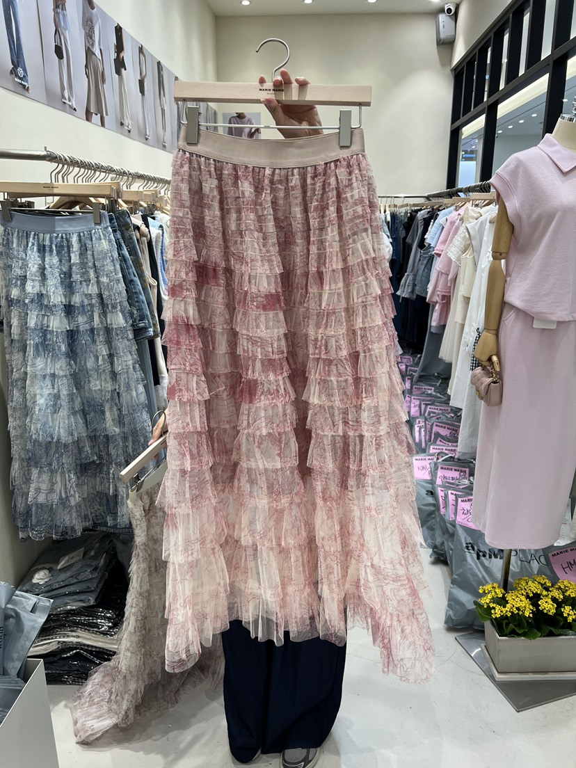 MARIE MARIE直郵韓國代購㊣女裝新品推薦休閑熱賣25春夏長裙MARIE MARIE長裙圖色3