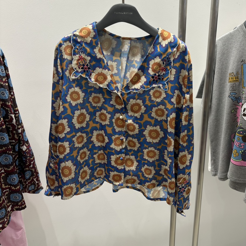 TARABY MOTION直郵韓國代購㊣女裝新品熱賣推薦襯衫蕾絲衫TARABY MOTION襯衫/蕾絲衫圖色2