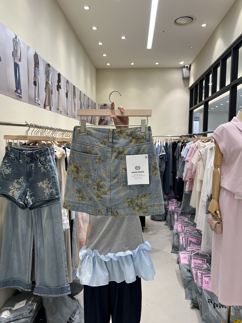MARIE MARIE韓國直郵㊣女裝新款休閑熱賣25春夏人氣時尚短裙MARIE MARIE短裙