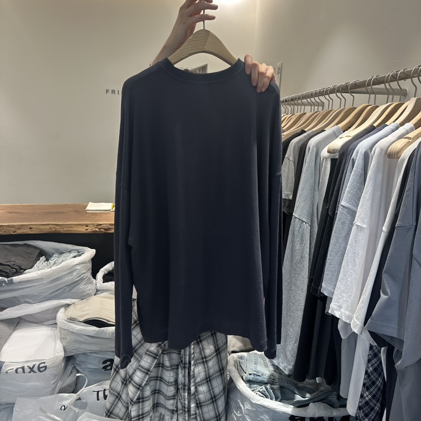 FRIC韓國直郵㊣東大門實拍女裝新品時尚人氣推薦長袖T恤棉質FRIC長袖T恤